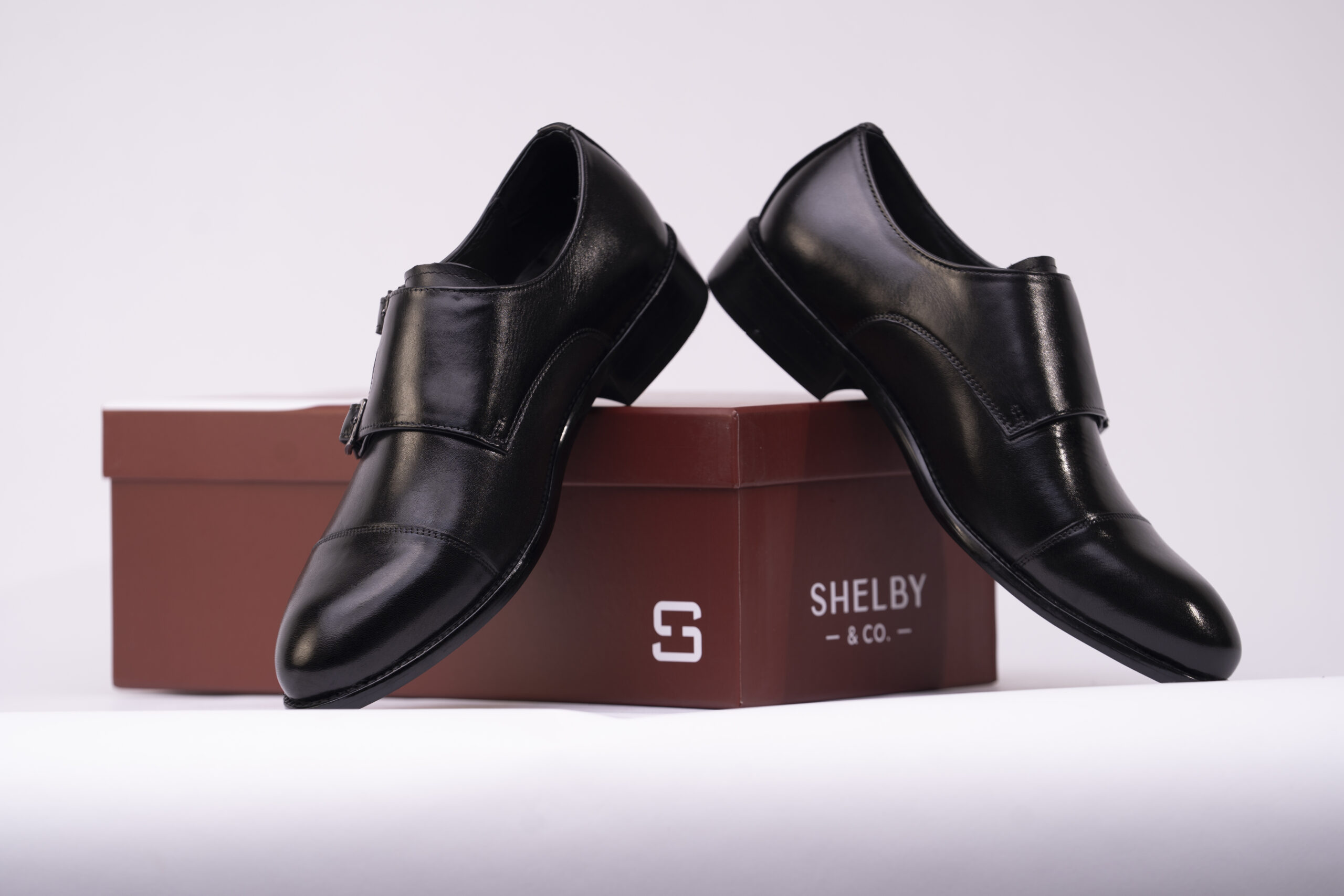 Double Monk Strap - Black - Image 4