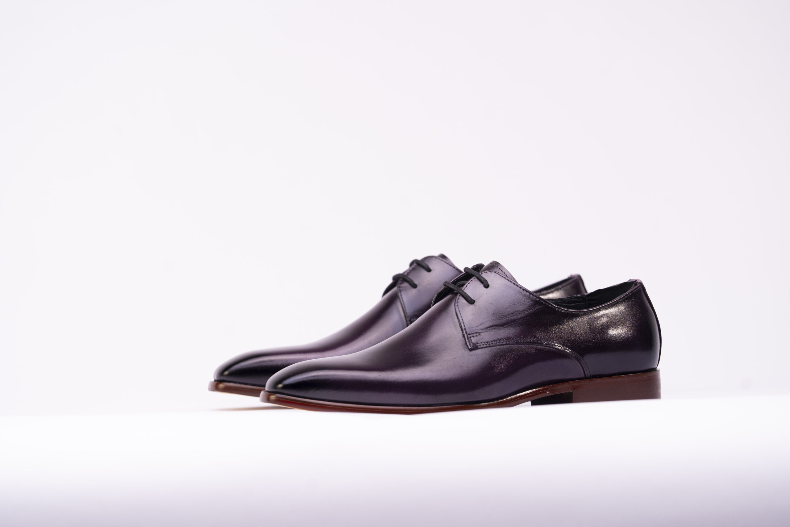 Plain Toe Derby - Purple Patina - Image 4