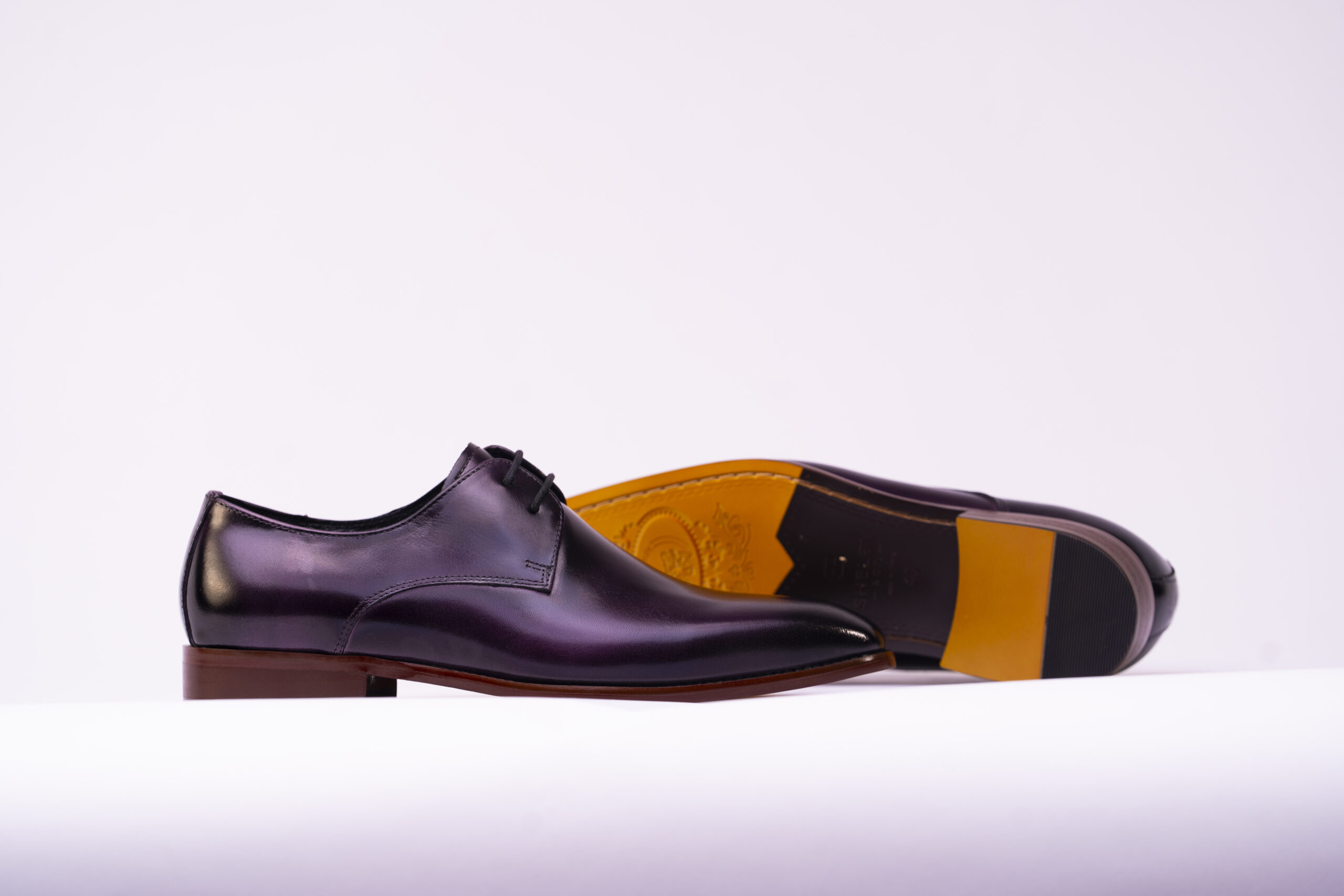 Plain Toe Derby - Purple Patina - Image 3
