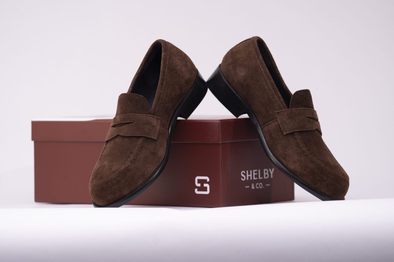 Penny Loafer - Brown Suede - Shelby & Co