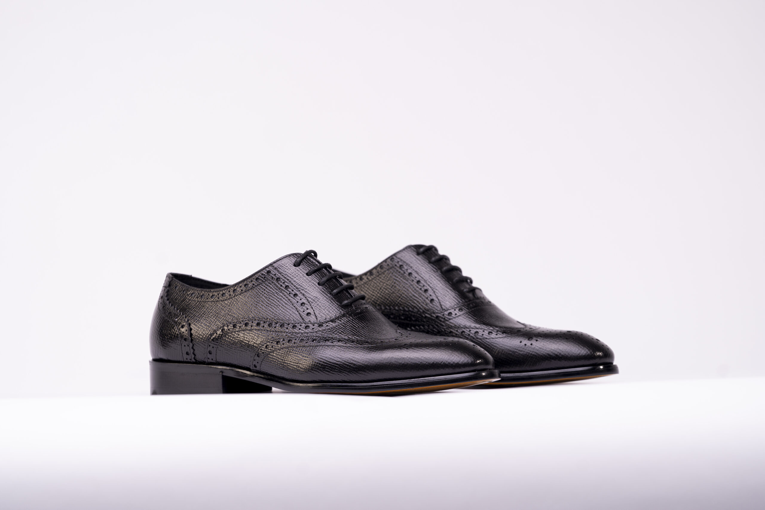 Wingtip Oxfords - Black - Image 5