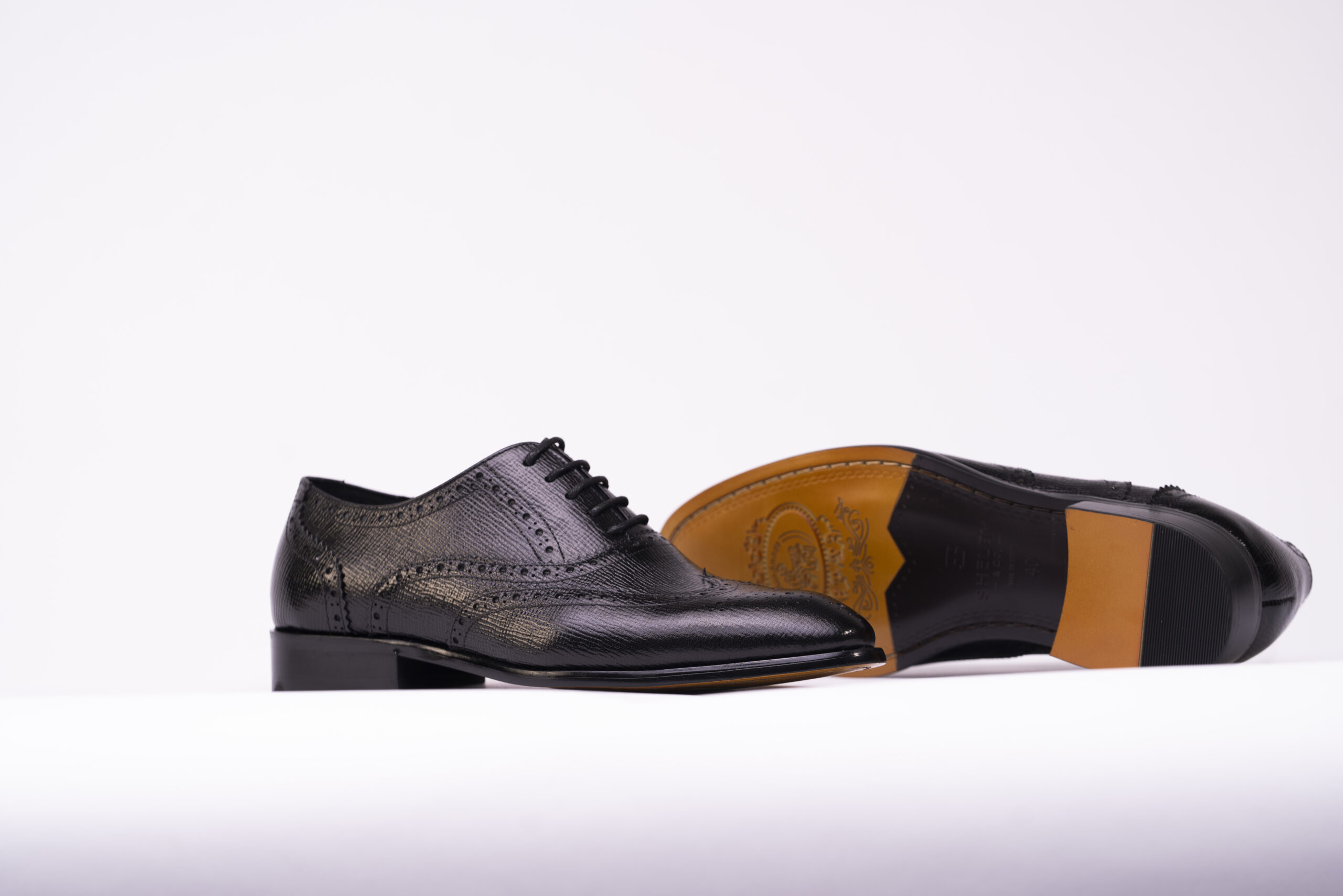 Wingtip Oxfords - Black - Image 4
