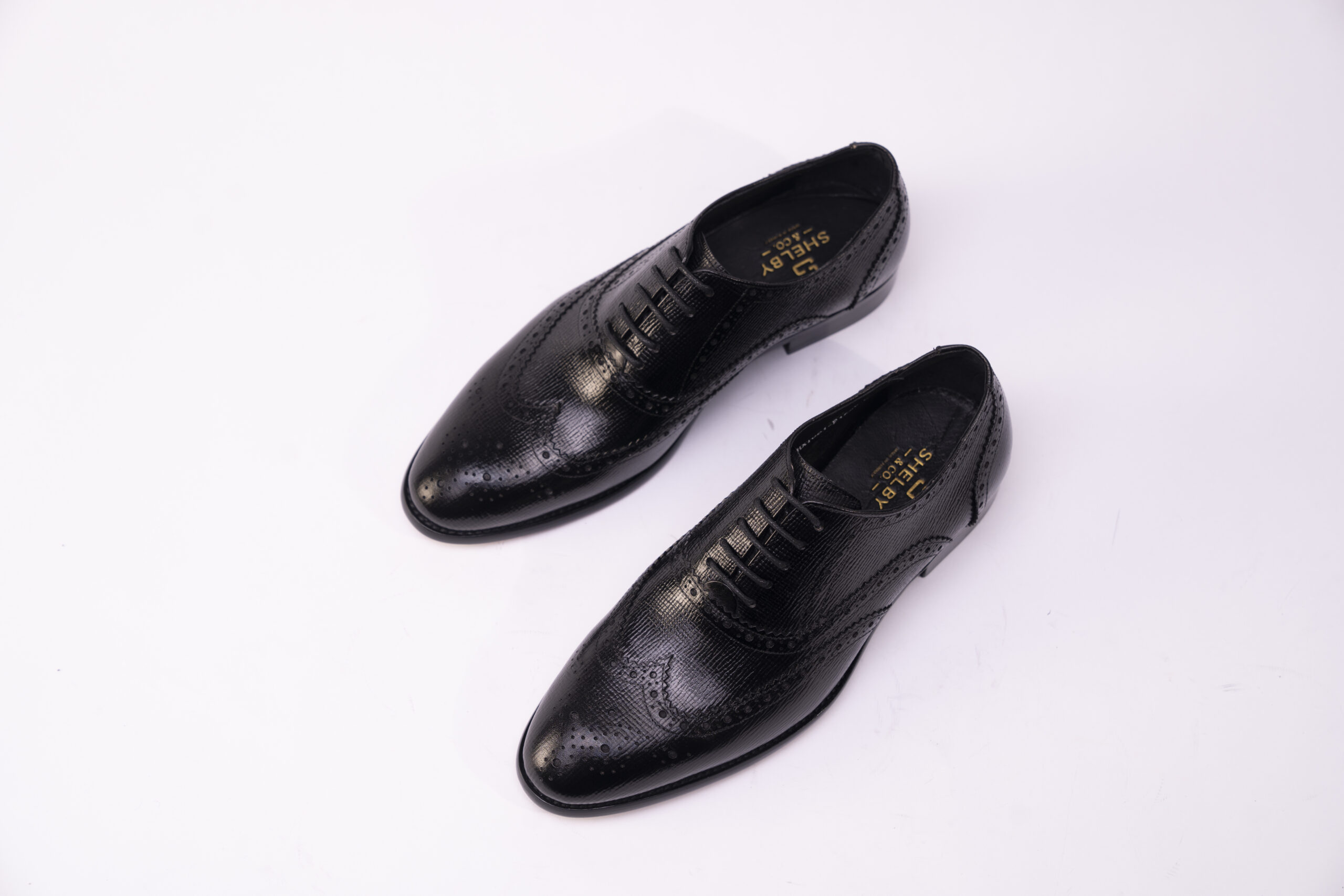Wingtip Oxfords - Black - Image 3