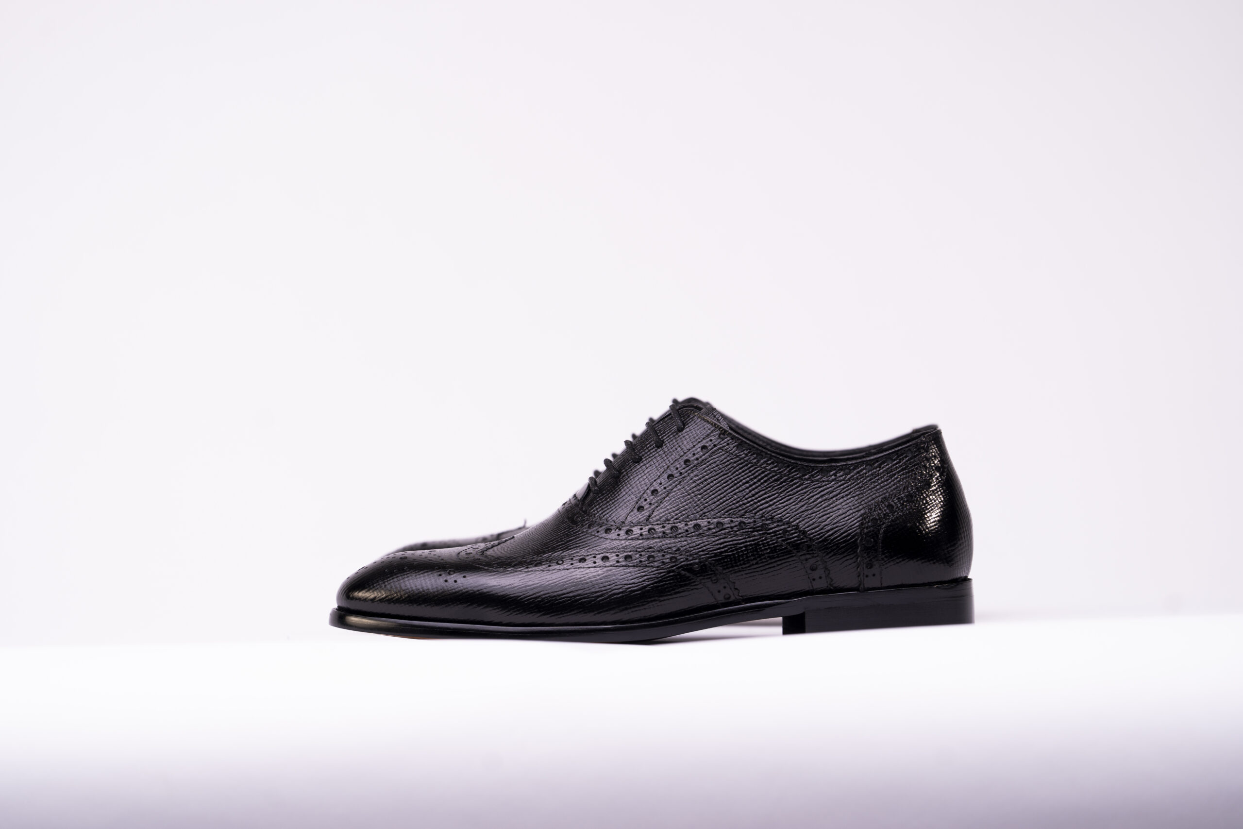 Wingtip Oxfords - Black - Image 2